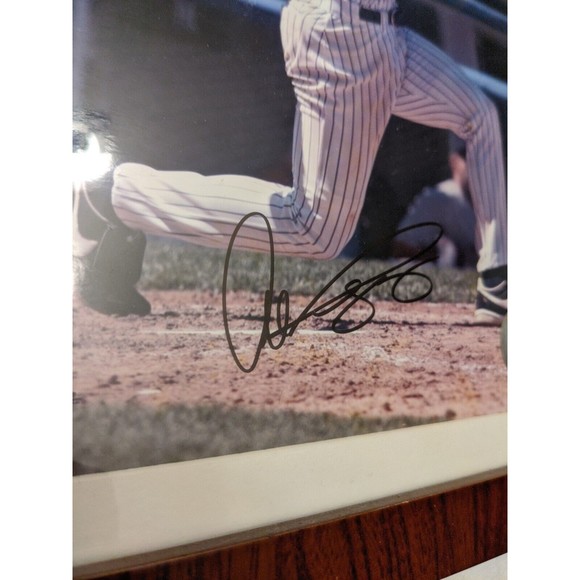 Alex Rodriquez Autographed Framed New York Yankees 36 x 24 Picture with Cards - Picture 4 of 7